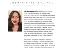 Tablet Screenshot of cheryl-spinner.com